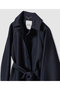【LOULOU WILLOUGHBY】シルクウールツイルロングコート アルアバイル/allureville