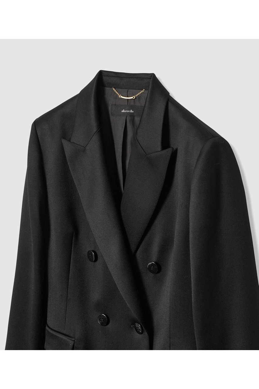 allureville(アルアバイル)｜バックタックダブルブレストジャケット