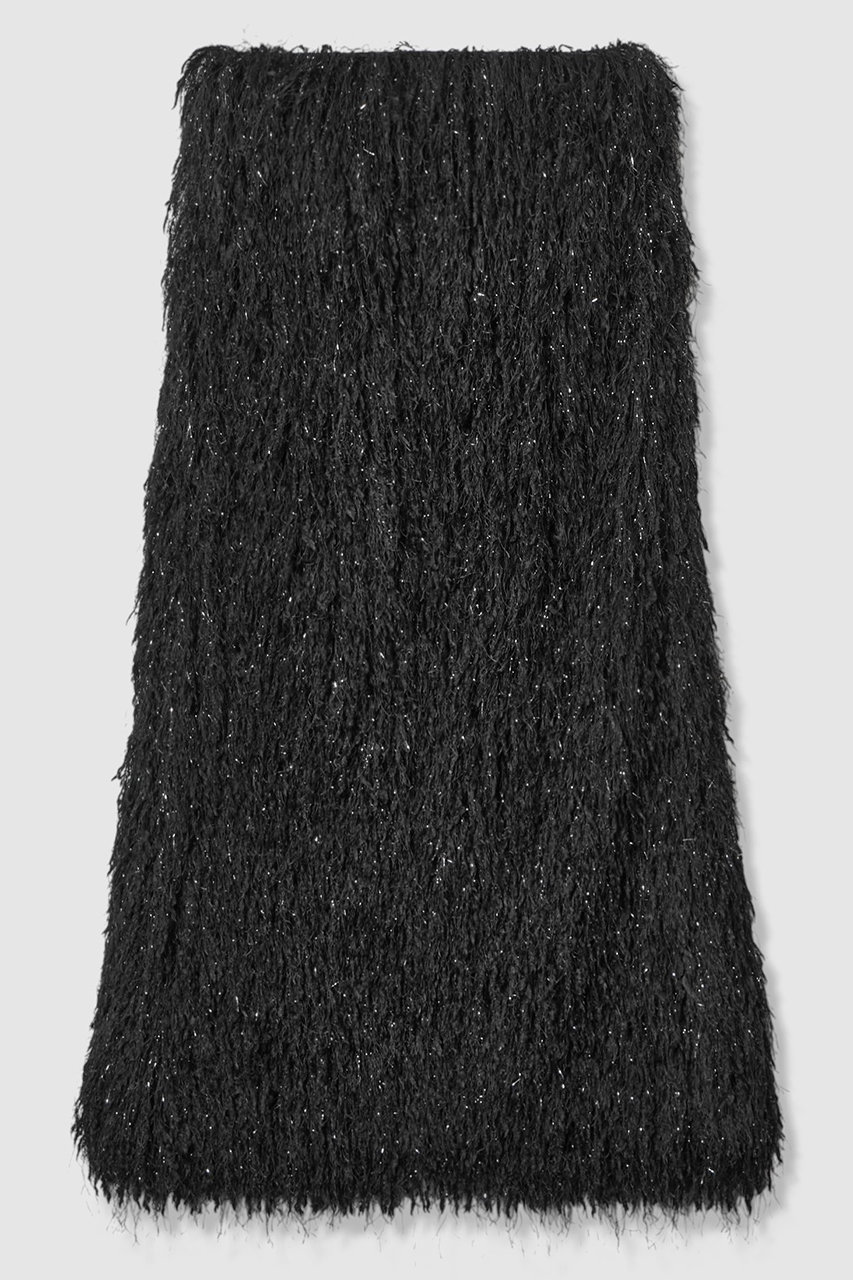 アルアバイル/allurevilleのフェザーナロースカート(ブラック/20261011010-04-020)