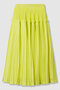 【予約販売】【LOULOU WILLOUGHBY】カールマイヤープリーツスカート アルアバイル/allureville イエロー