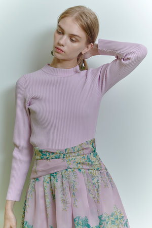 アルアバイル/allurevilleの【予約販売】【LOULOU WILLOUGHBY】ホルターバックＶプルオーバー(110300/110301)