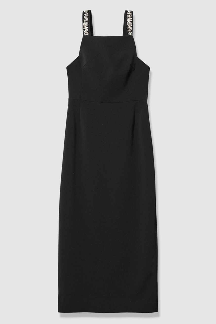 アルアバイル/allurevilleの【LOULOU WILLOUGHBY】ビジュージャンパースカート(ブラック/21261014140-95-020)