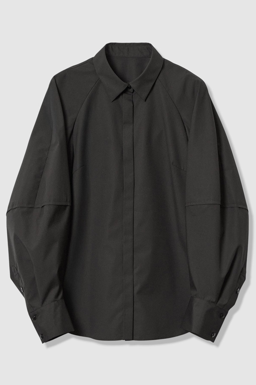 アルアバイル/allurevilleの【予約販売】【LOULOU WILLOUGHBY】キリカエボリュームシャツ(ブラック/21261013100-95-020)