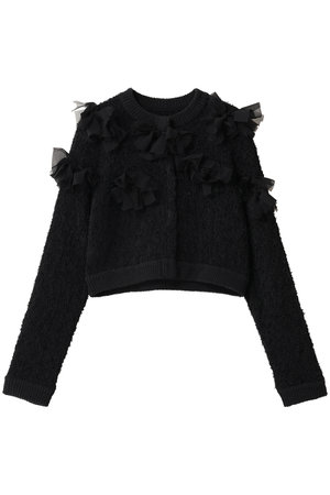 アルアバイル/allurevilleの【LOULOU WILLOUGHBY】ペタルパピヨンカーディガン(110300/110303)