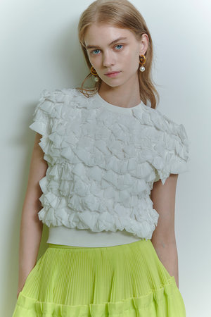 アルアバイル/allurevilleの【予約販売】【LOULOU WILLOUGHBY】ペタルパピヨンプルオーバー(110300/110301)