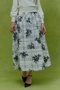 【予約販売】【LOULOU WILLOUGHBY】SILK CO フラワーチェックスカート アルアバイル/allureville