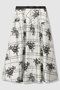 【予約販売】【LOULOU WILLOUGHBY】SILK CO フラワーチェックスカート アルアバイル/allureville