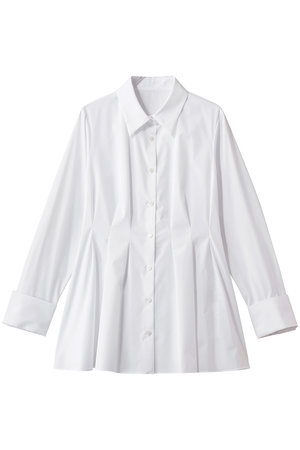 アルアバイル/allurevilleの【LOULOU WILLOUGHBY】タックシェイプシャツ(110400/110403)