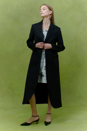 アルアバイル/allurevilleの【予約販売】【LOULOU WILLOUGHBY】ビスコースツイルチェスターコート(110900/110903)