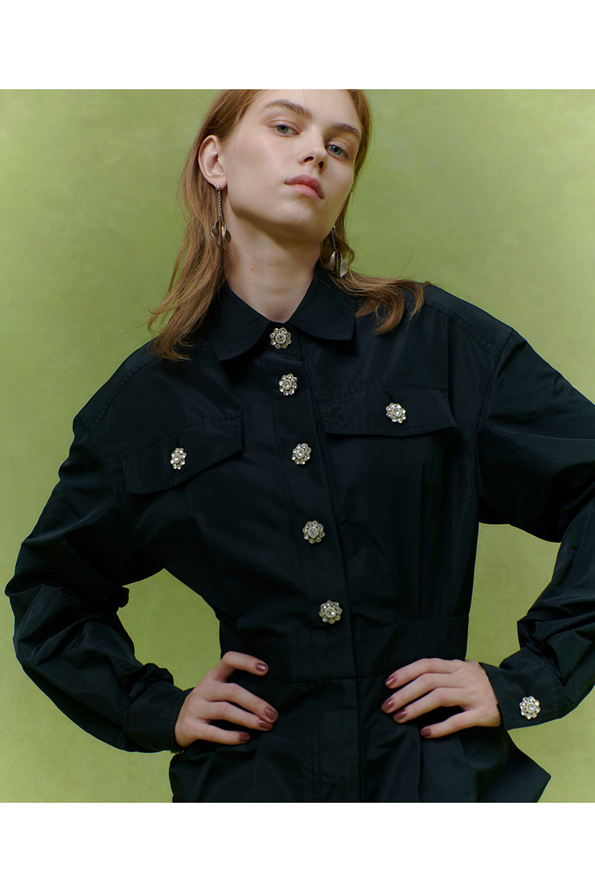新品タグ付き✨2025年モデル ビジューオールインワン ルルウィルビー allureville(アルアバイル)｜【LOULOU WILLOUGHBY】タフタビジュー釦