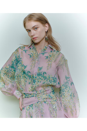 アルアバイル/allurevilleの【予約販売】【LOULOU WILLOUGHBY】RATTI オーガンフラワーブラウス(110400/110403)