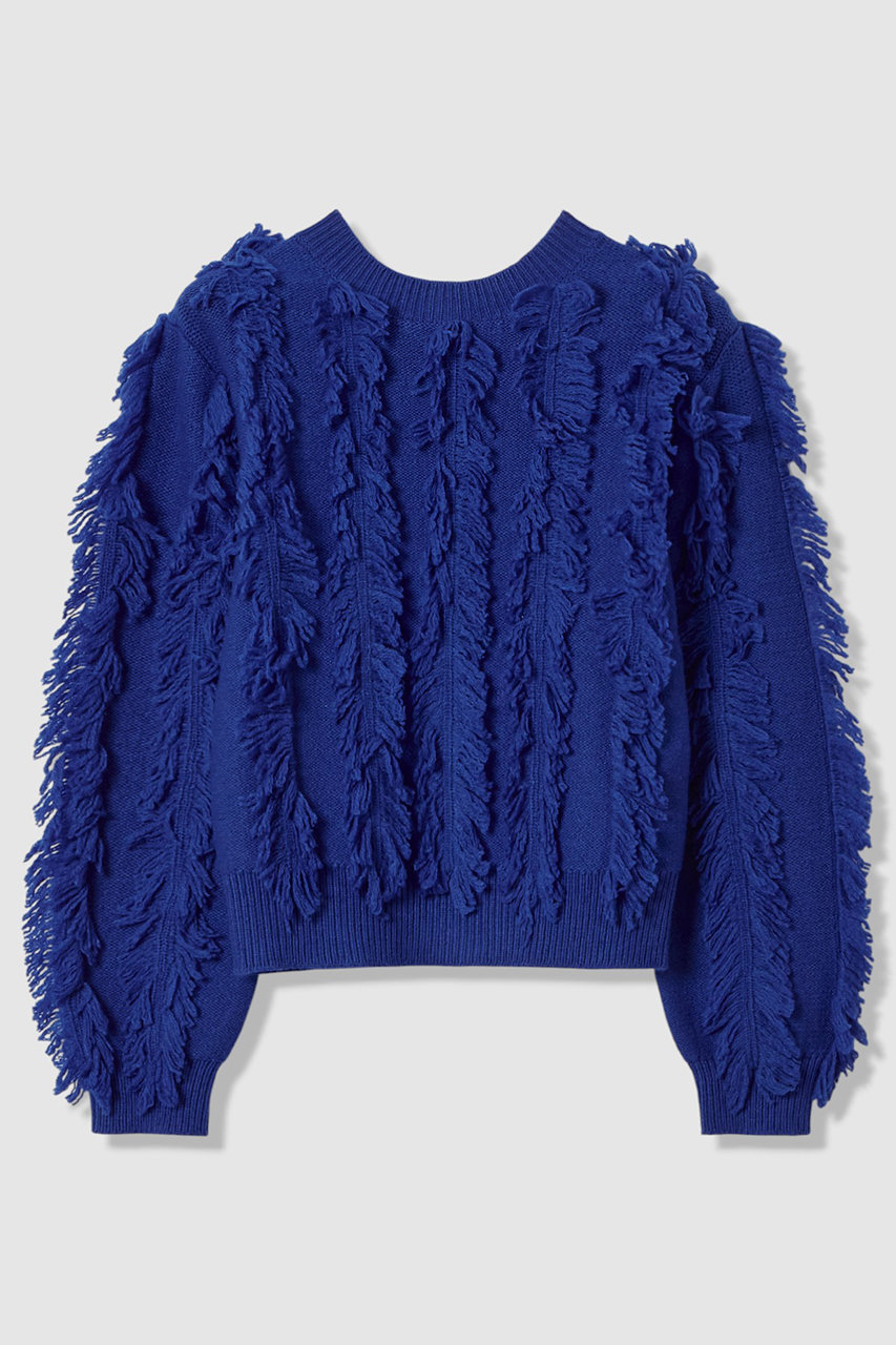 フリンジシャギー2WAYプルオーバー