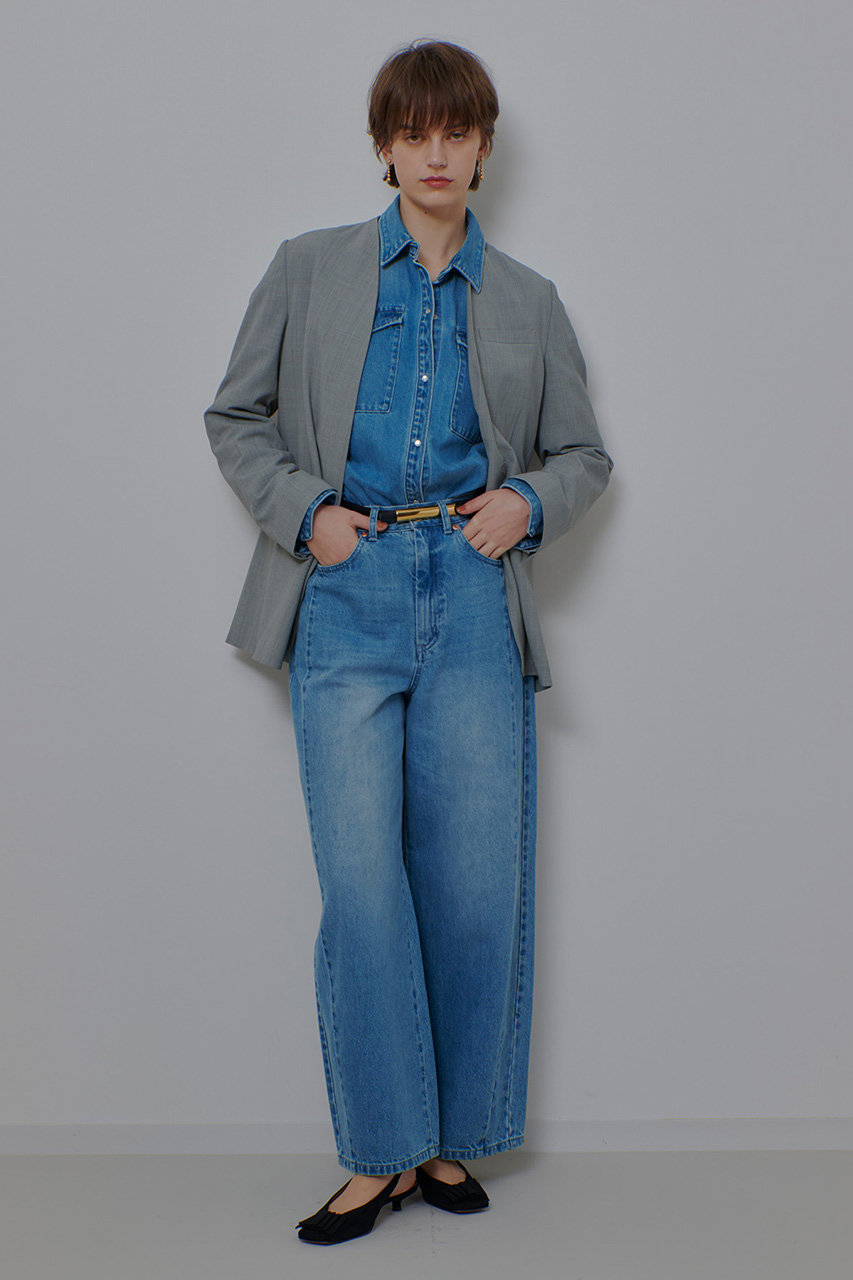 allureville(アルアバイル)｜【予約販売】TWストレッチノーカラー