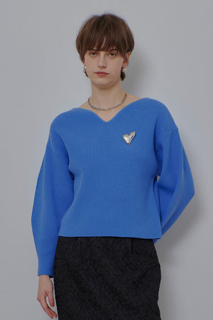 アルアバイル/allurevilleの【予約販売】ハートネックプルオーバー(110300/110301)