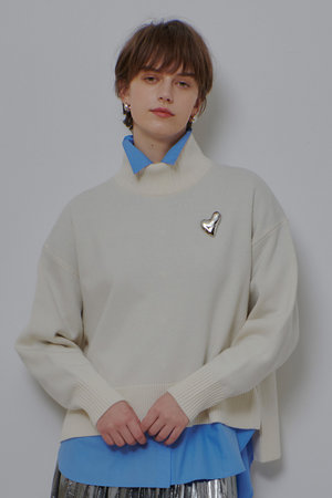 アルアバイル/allurevilleの【予約販売】メリノウールオーバーサイズタートル(110300/110301)