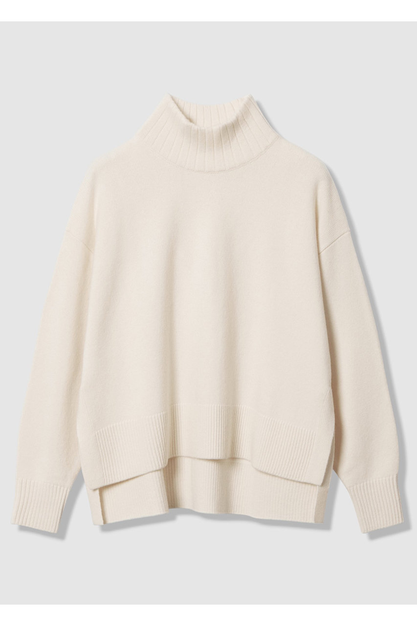 アルアバイル/allurevilleのメリノウールオーバーサイズタートル(オフホワイト/20261016050-65-020)