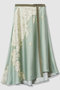 【予約販売】マッププリントフレアラップスカート アルアバイル/allureville ミントグリーン