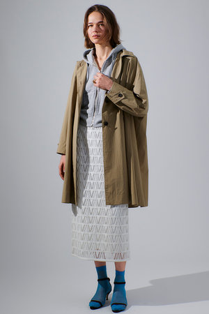 アルアバイル/allurevilleの【予約販売】裏毛ジップアップパーカー(110100/110105)