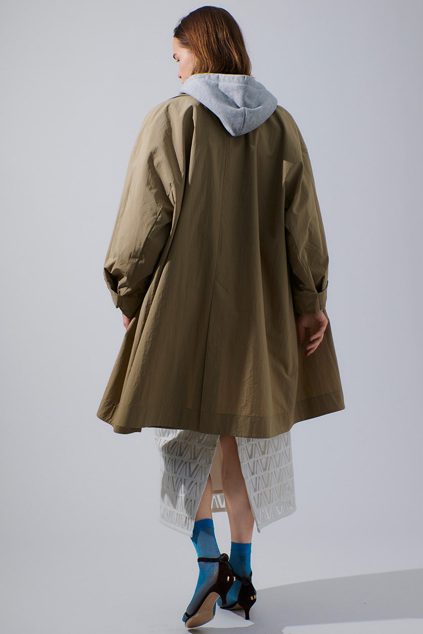 アルアバイル　allureville スプリングコート　新品　未使用 スプリットラグランロングコート （ダッフルコート）｜allureville