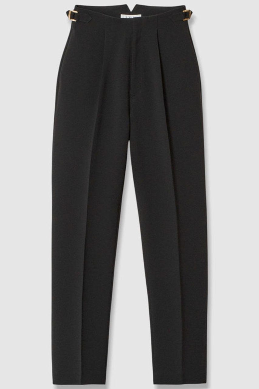 アルアバイル/allurevilleの【予約販売】【LOULOU WILLOUGHBY】ハイバックテーパードパンツ(ブラック/21261012400-95-020)