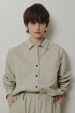 アルアバイル/allurevilleの【予約販売】タイプライターロングシャツ(110400/110403)