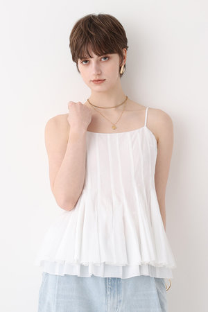 アルアバイル/allurevilleの【予約販売】リライムローンペプラムキャミソール