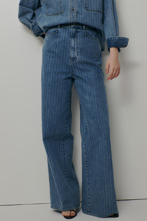 アルアバイル/allurevilleの【予約販売】デニムバギーパンツ(110600/110604)