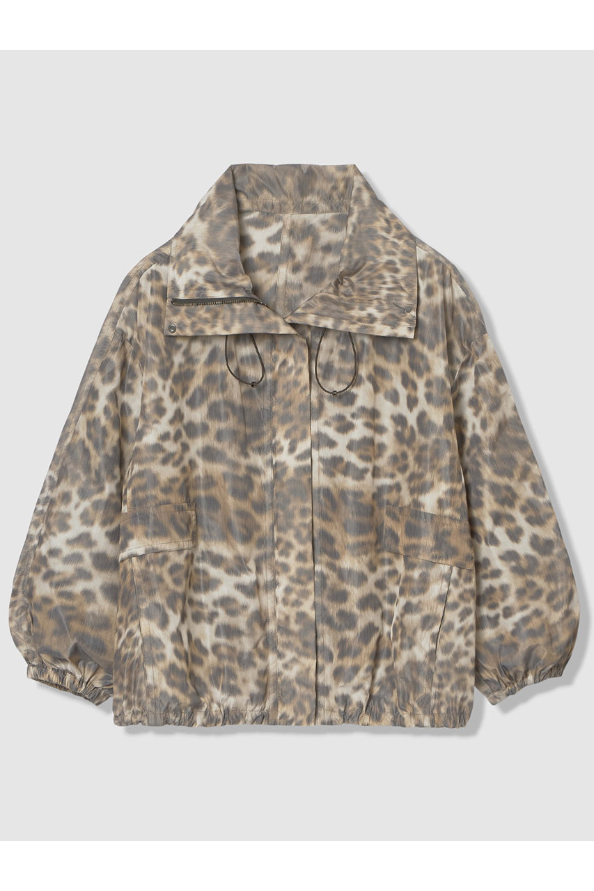 アルアバイル/allurevilleの【予約販売】レオパプリントスタンドカラーブルゾン(ブラウン/20261019720-81-020)