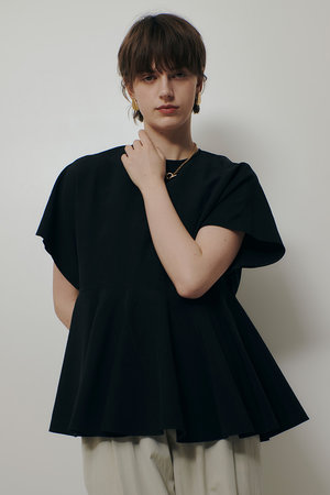 アルアバイル/allurevilleの【予約販売】リネンラミーペプラムブラウス(110400/110402)