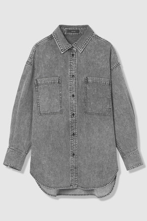 アルアバイル/allurevilleの【予約販売】デニムビッグポケットシャツ(110400/110403)