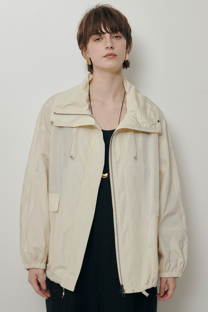 美品✨ICB エステル メモリータフタ ブルゾン M ジャケットコート ICB（アイシービー） コート アウター 「撥水加工」 メモリー