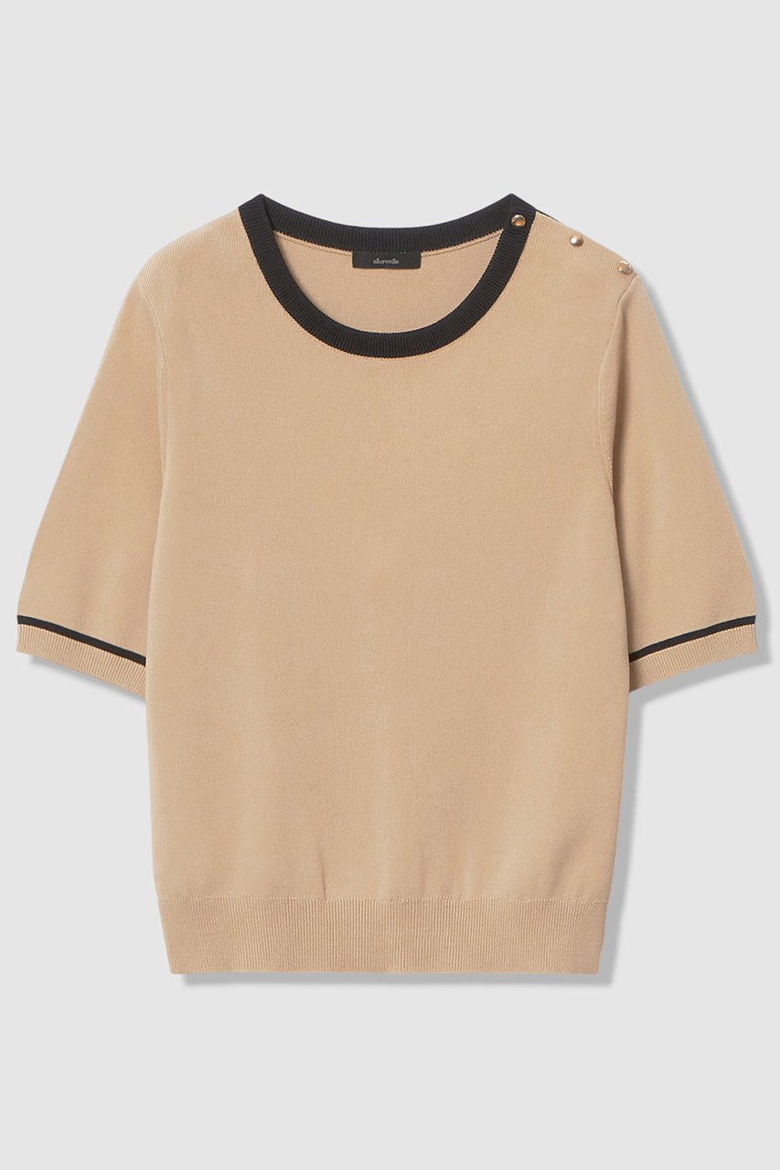 アルアバイル/allurevilleのソウバリ肩釦クループルオーバー(ベージュ系/20261016440-95-020)