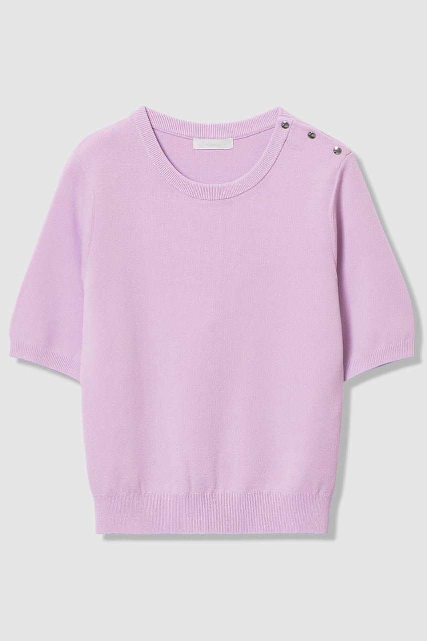 アルアバイル/allurevilleのソウバリ肩釦クループルオーバー(ラベンダー/20261016440-95-020)