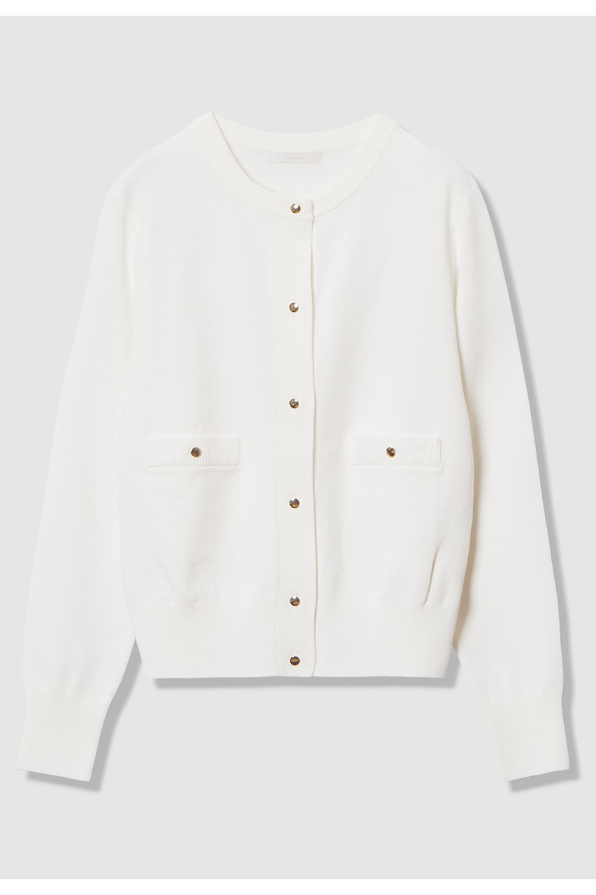 アルアバイル/allurevilleの【予約販売】ポケットクルーカーディガン(オフホワイト/20261016420-98-020)