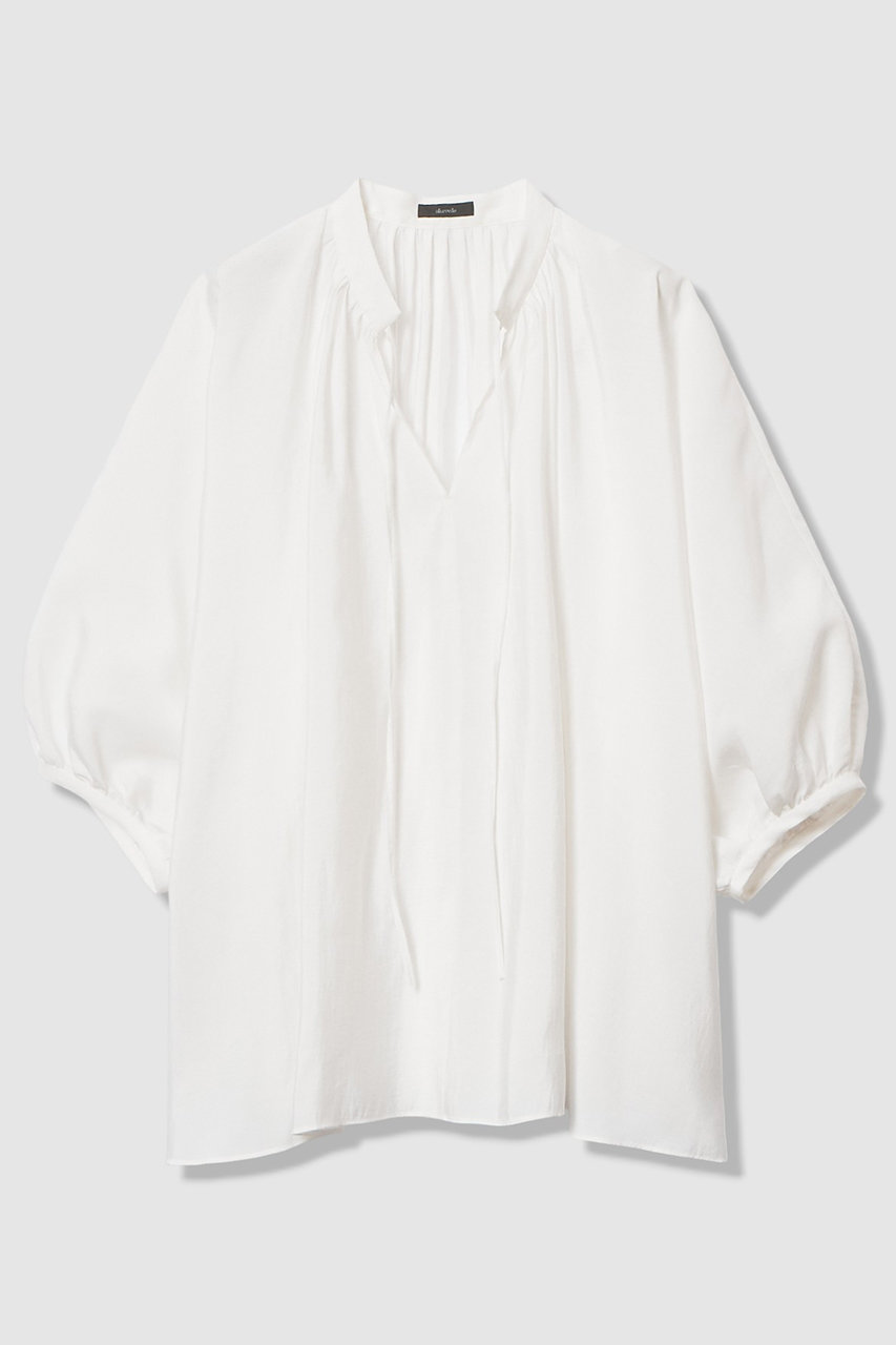 アルアバイル/allurevilleの【予約販売】ギャザーボリュームスタンドブラウス(オフホワイト/20261013740-95-020)