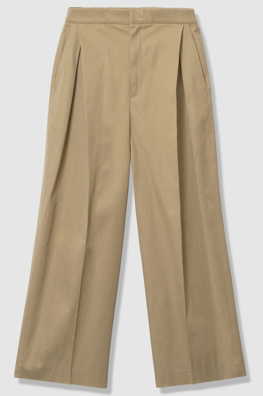 アルアバイル/allurevilleのチノボックスタックパンツ(ベージュ/20261012740-95-020)