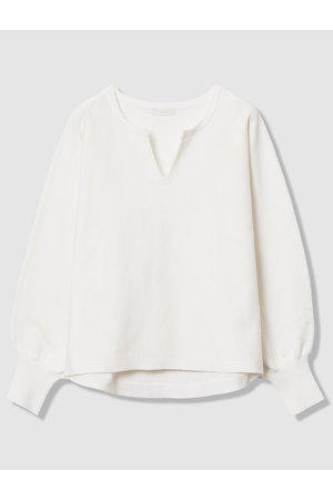 アルアバイル/allurevilleの【予約販売】コットンインレードルマンスリーブプルオーバー(110300/110301)