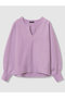 コットンインレードルマンスリーブプルオーバー アルアバイル/allureville ラベンダー