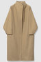 【予約販売】スタンドカラーコクーンコート アルアバイル/allureville ベージュ