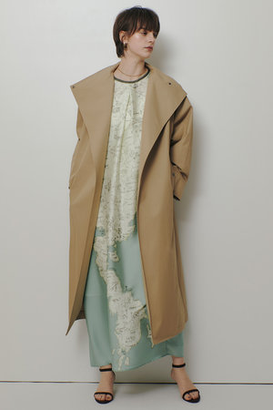 アルアバイル/allurevilleの【予約販売】スタンドカラーコクーンコート(110900/110903)