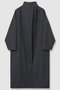 【予約販売】スタンドカラーコクーンコート アルアバイル/allureville ネイビー