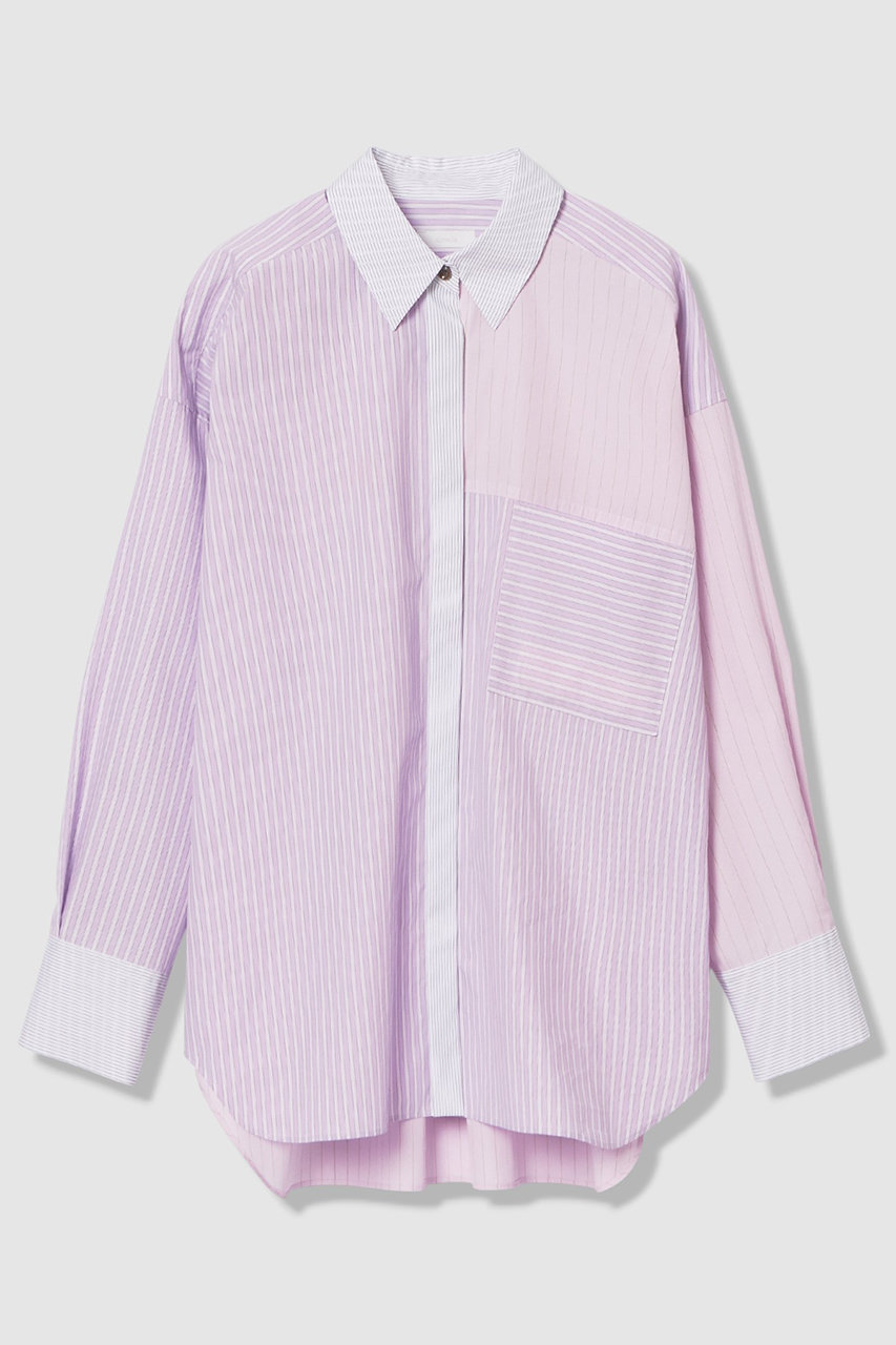 アルアバイル/allurevilleの【予約販売】クレイジーストライプシャツ(ピンク/20261013130-62-020)