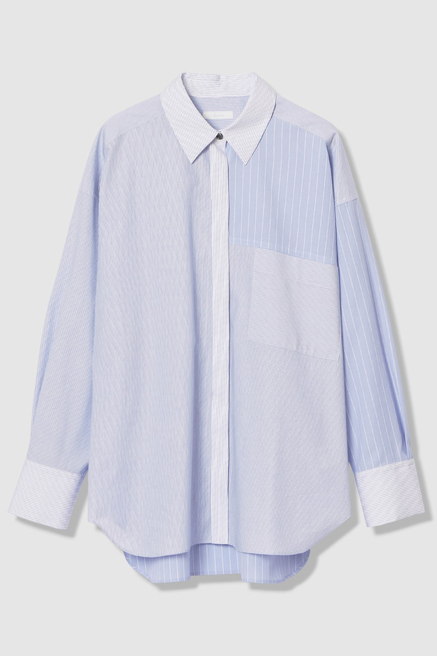 アルアバイル/allurevilleの【予約販売】クレイジーストライプシャツ(ライトブルー/20261013130-62-020)