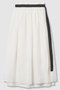 カールマイヤーギャザースカート アルアバイル/allureville ホワイト