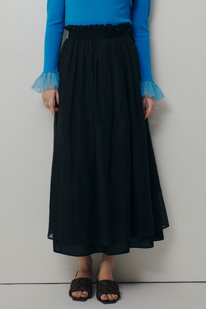 アルアバイル/allurevilleのカールマイヤーギャザースカート(110700/110703)