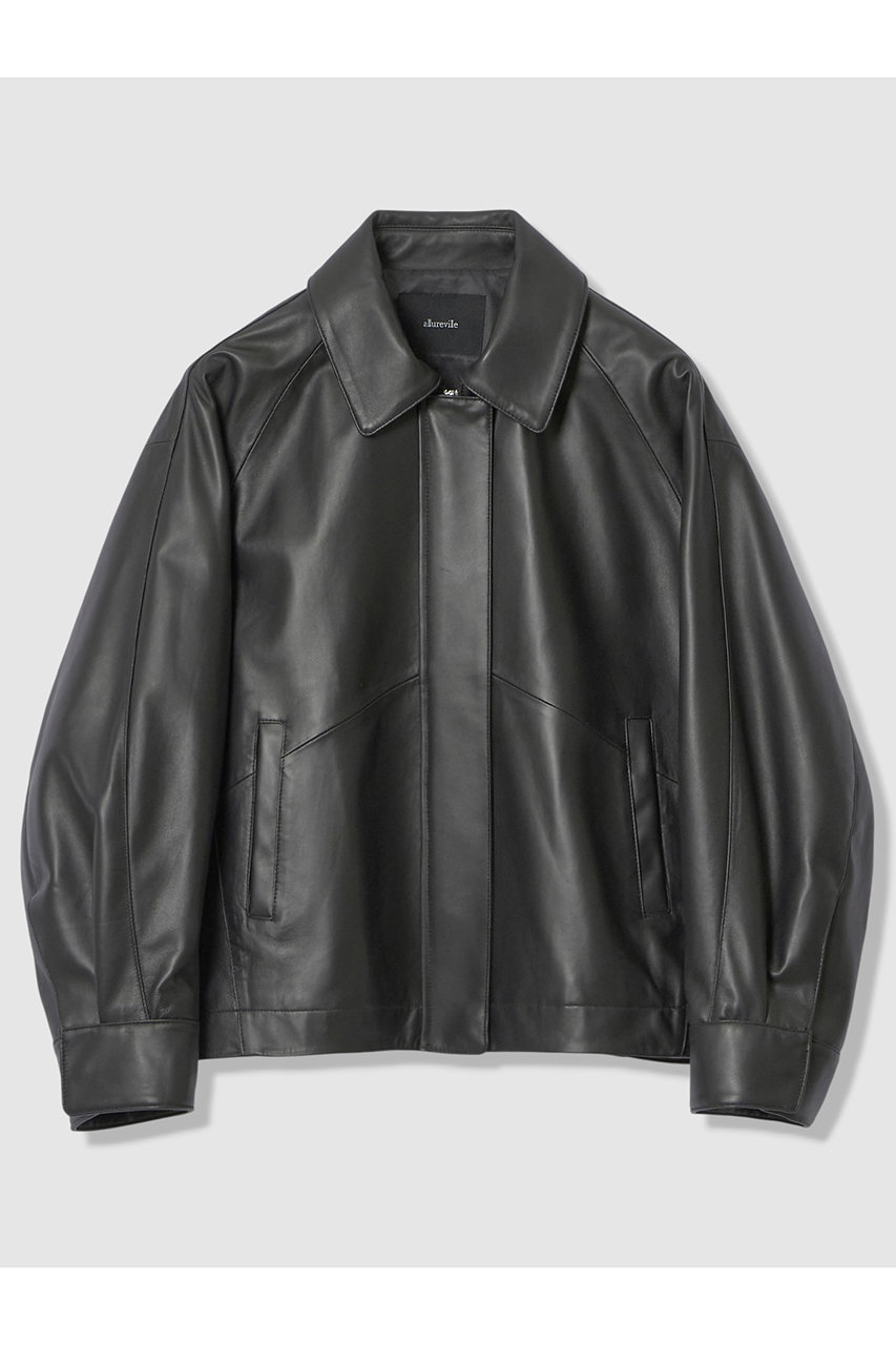 アルアバイル/allurevilleの【予約販売】レザーブルゾン(ブラック/20261019030-95-020)