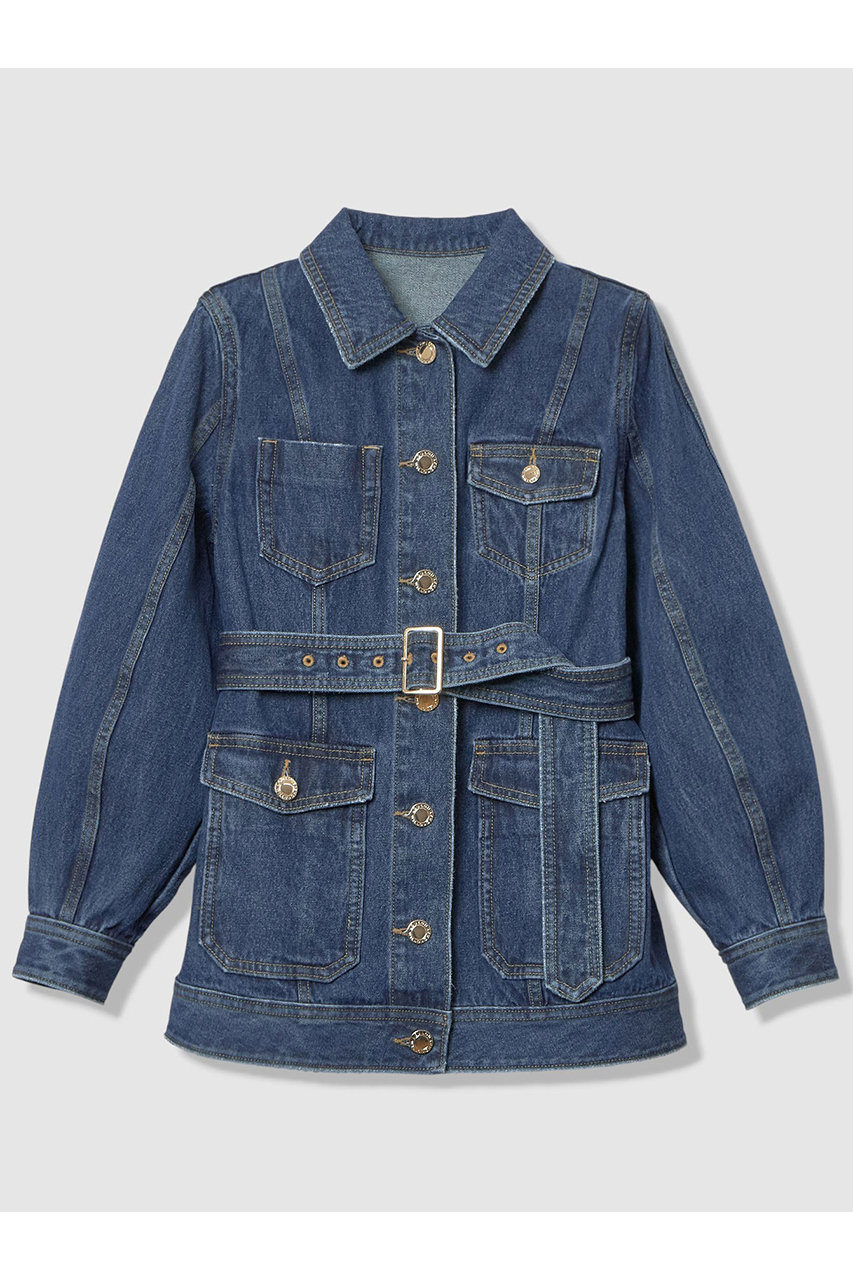 アルアバイル/allurevilleの【予約販売】【LOULOU WILLOUGHBY】カーブスリーブデニムジャケット(ブルー/21261010040-61-020)