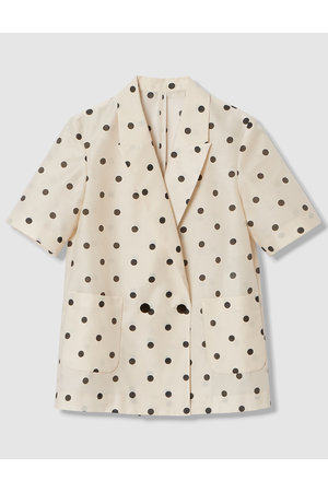 アルアバイル/allurevilleの【予約販売】【LOULOU WILLOUGHBY】オーガンドットハーフスリーブジャケット(110800/110801)