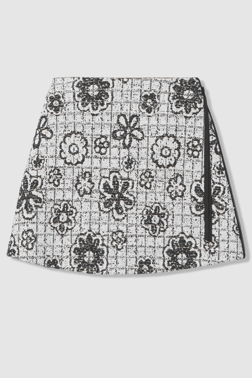 アルアバイル/allurevilleの【予約販売】【LOULOU WILLOUGHBY】MALHIA ツイードミニスカート(ブラック系/21261011110-98-020)