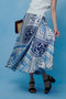 【LOULOU WILLOUGHBY】ウエスタンスカーフプリントフレアスカート アルアバイル/allureville
